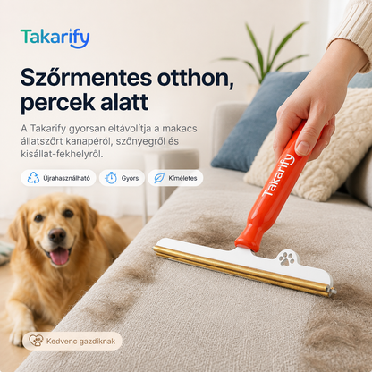 Takarify szőrtisztító kefe