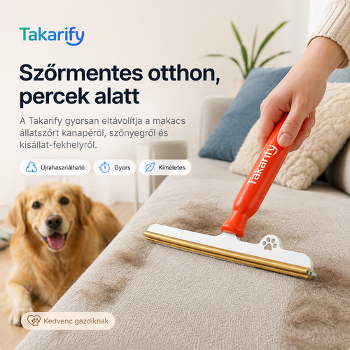 Takarify szőrtisztító kefe