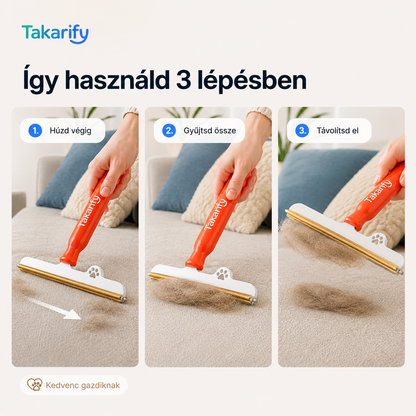 Takarify szőrtisztító kefe